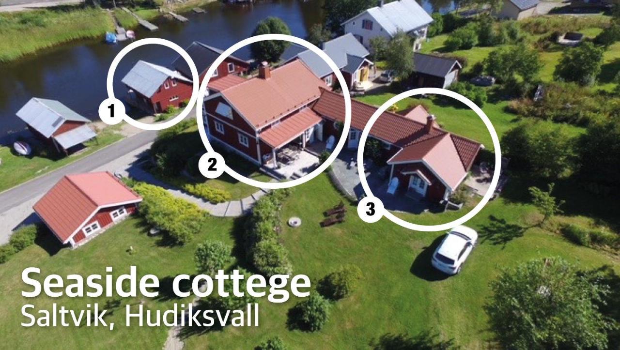 Seaside Cottage House Nr 1, Saltvik Hudiksvall Zewnętrze zdjęcie